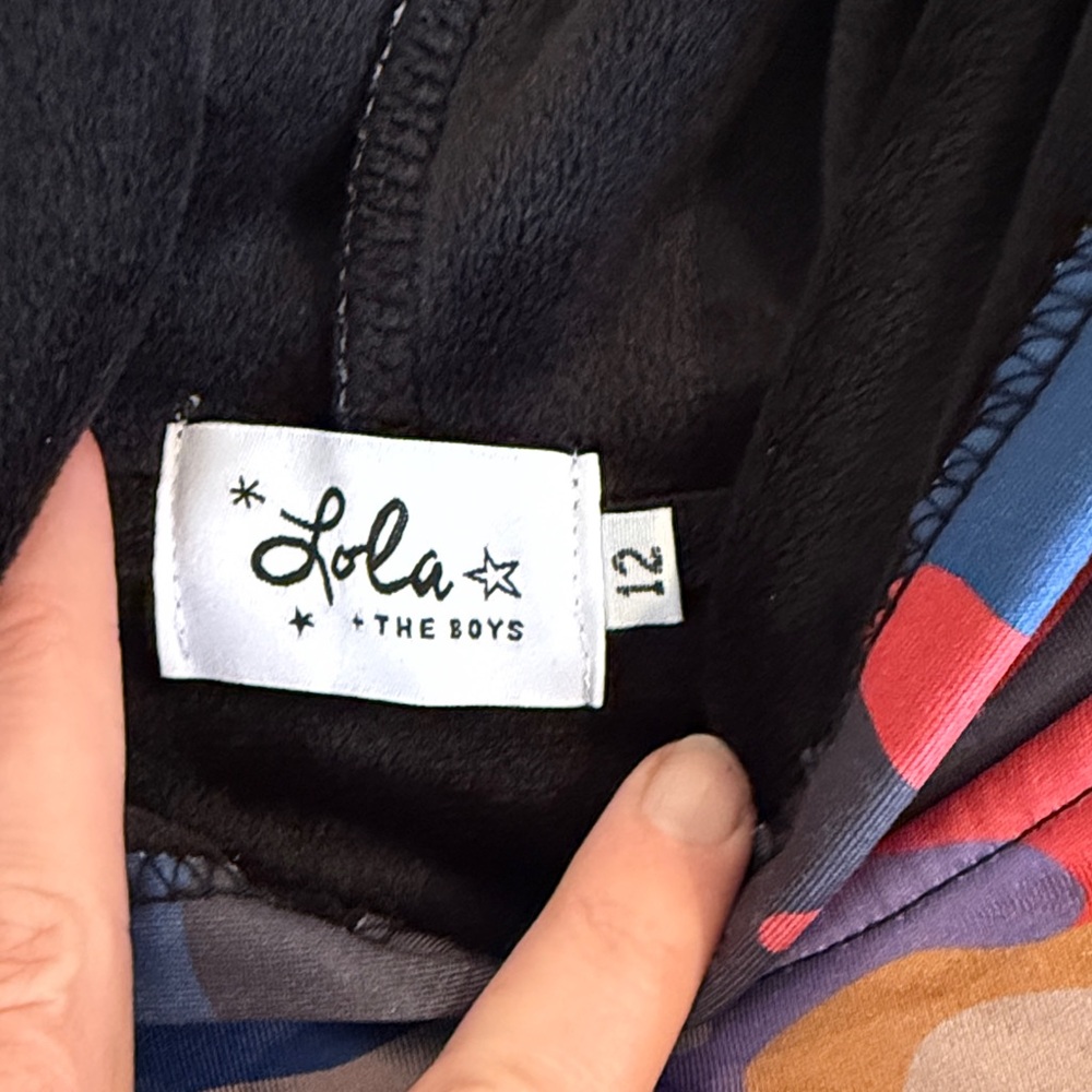 Lola + The Boys Multicolor Camo Sweatpants & Hoodie Set - Picture 2 of 4